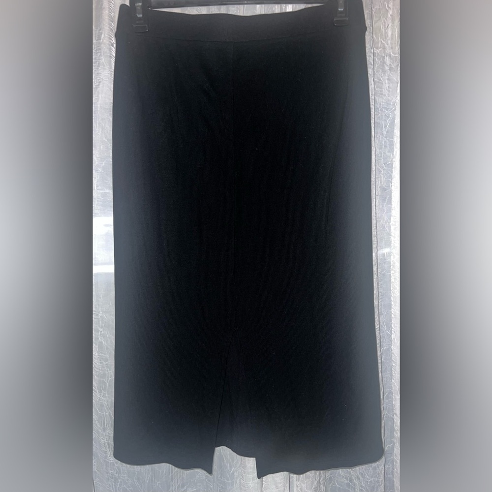 Marine Layer black Lexi ribbed midi skirt size XL - Picture 6 of 9